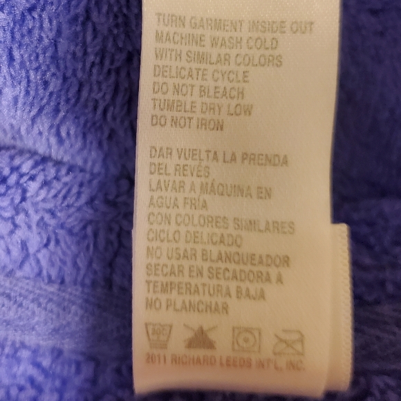 Disney Winnie the Pooh Eyeore fuzzy periwinkle pajama top size XL - Picture 6 of 7